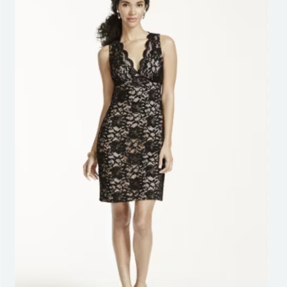 Elegant Black Lace Dress